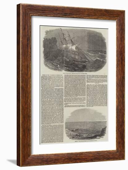 Wreck of the Tayleur, in Dublin Bay-null-Framed Giclee Print