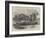 Wreck of the Thames Steam Boat Metis, at Woolwich-null-Framed Giclee Print