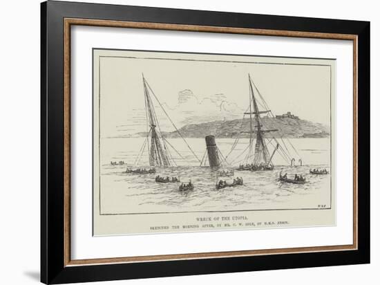 Wreck of the Utopia-null-Framed Giclee Print