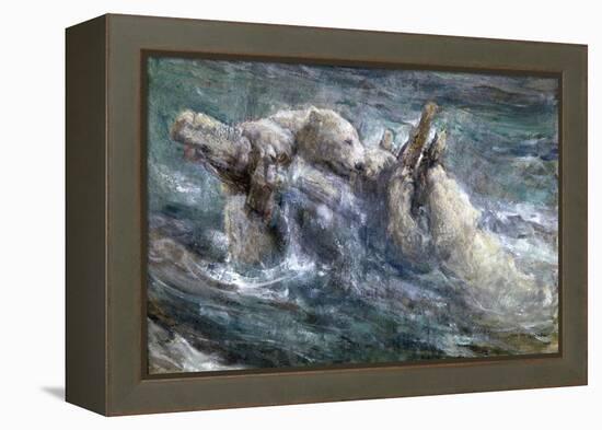 Wreckage, C1867-1910-John Macallan Swan-Framed Premier Image Canvas