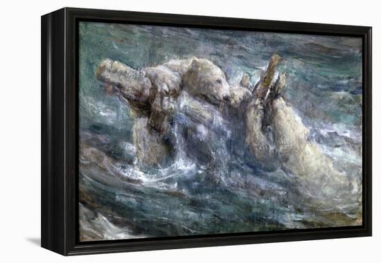 Wreckage, C1867-1910-John Macallan Swan-Framed Premier Image Canvas