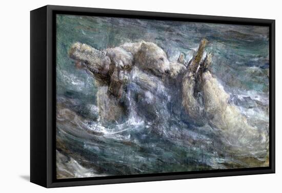 Wreckage, C1867-1910-John Macallan Swan-Framed Premier Image Canvas