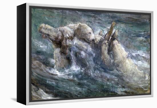 Wreckage, C1867-1910-John Macallan Swan-Framed Premier Image Canvas