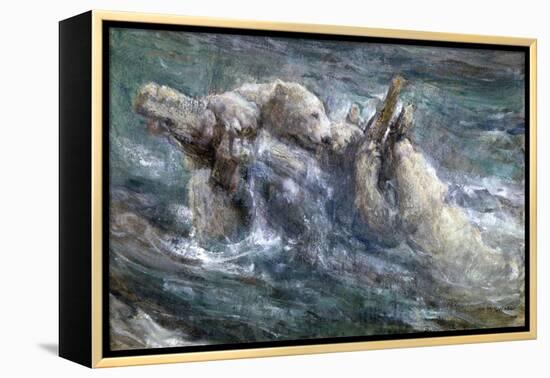 Wreckage, C1867-1910-John Macallan Swan-Framed Premier Image Canvas