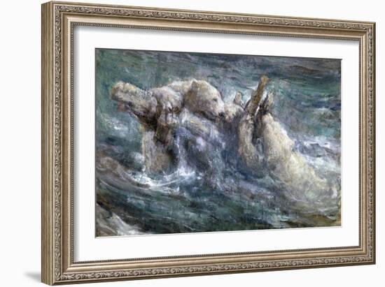 Wreckage, C1867-1910-John Macallan Swan-Framed Giclee Print