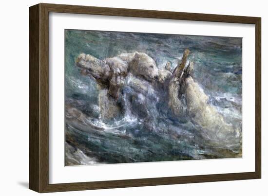 Wreckage, C1867-1910-John Macallan Swan-Framed Giclee Print