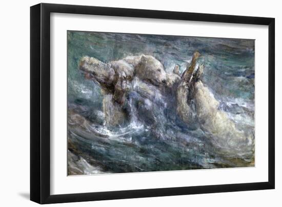 Wreckage, C1867-1910-John Macallan Swan-Framed Giclee Print