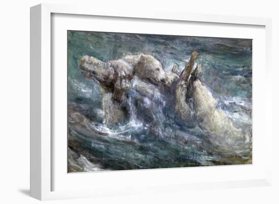 Wreckage, C1867-1910-John Macallan Swan-Framed Giclee Print