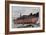 Wrecked Hull of the Steamship "Great Eastern" at New Ferry, England, 1889-null-Framed Giclee Print