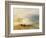 Wreckers - Coast of Northumberland, with a Steam Boat Assisting a Ship Off Shore, 1834-J. M. W. Turner-Framed Giclee Print