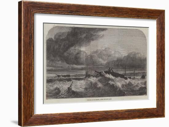 Wrecks in the Mersey, after the Late Gale-null-Framed Giclee Print