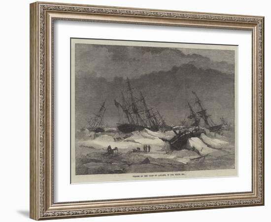 Wrecks on the Coast of Lapland, in the White Sea-null-Framed Giclee Print