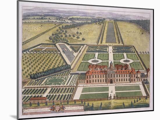 Wrest House in Bedfordshire-Leonard Knyff-Mounted Giclee Print