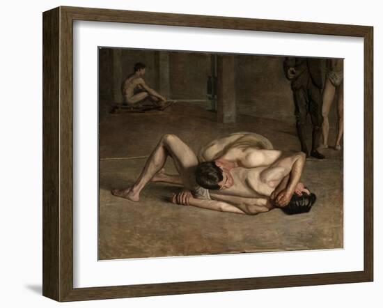 Wrestlers, 1899-Thomas Cowperthwait Eakins-Framed Giclee Print