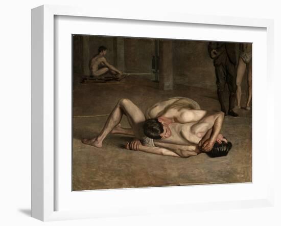 Wrestlers, 1899-Thomas Cowperthwait Eakins-Framed Giclee Print