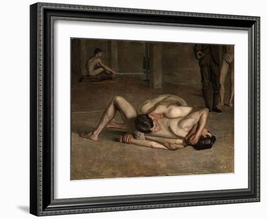 Wrestlers, 1899-Thomas Cowperthwait Eakins-Framed Giclee Print