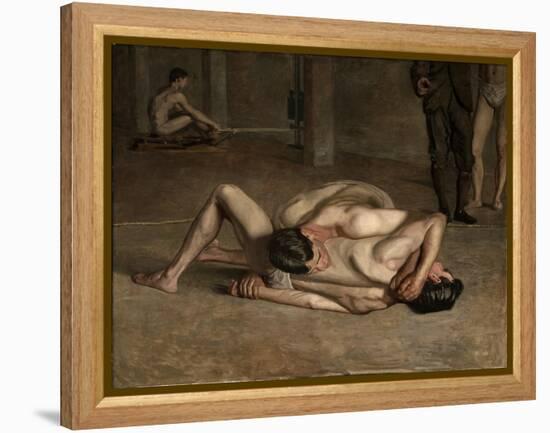 Wrestlers, 1899-Thomas Cowperthwait Eakins-Framed Premier Image Canvas