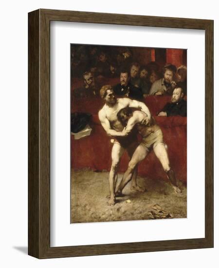 Wrestlers-Alexandre Falguière-Framed Giclee Print