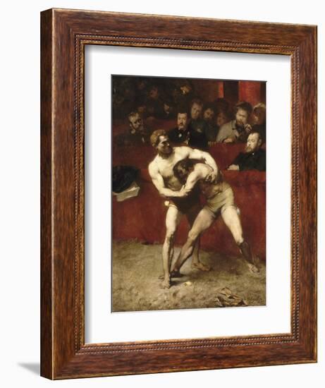 Wrestlers-Alexandre Falguière-Framed Giclee Print