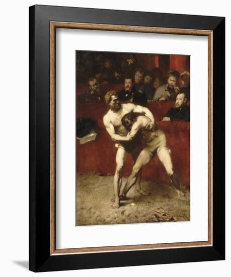 Wrestlers-Alexandre Falguière-Framed Giclee Print