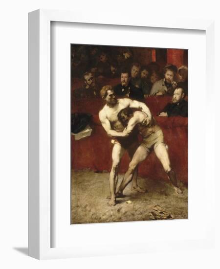 Wrestlers-Alexandre Falguière-Framed Giclee Print