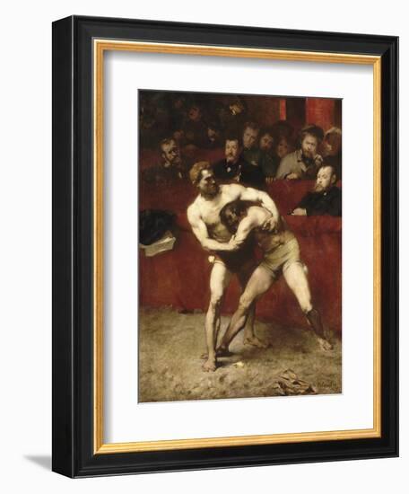 Wrestlers-Alexandre Falguière-Framed Giclee Print