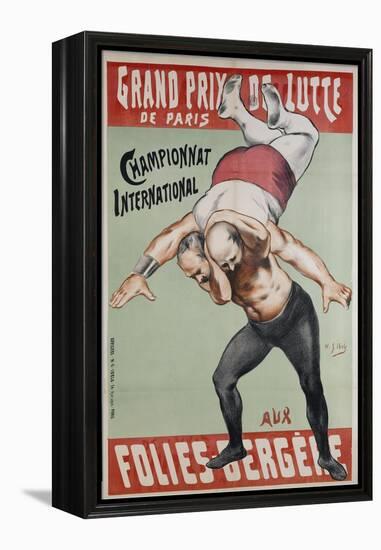 Wrestling Championship of Paris at the Folies Bergere-Henri Gabriel Ibels-Framed Premier Image Canvas