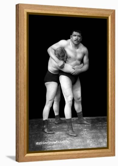 Wrestling Headlock-null-Framed Stretched Canvas