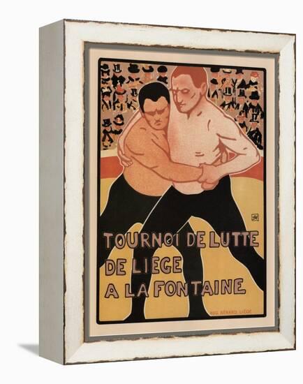 Wrestling Tournament, Liège, 1899-Armand Rassenfosse-Framed Premier Image Canvas