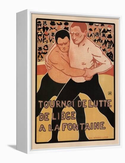 Wrestling Tournament, Liège, 1899-Armand Rassenfosse-Framed Premier Image Canvas