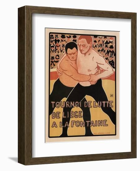 Wrestling Tournament, Liège, 1899-Armand Rassenfosse-Framed Giclee Print