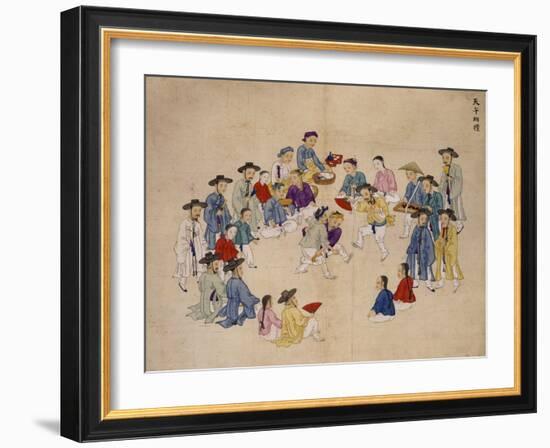 Wrestling-Kim Junkeun-Framed Giclee Print