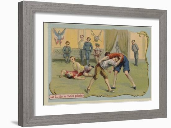 Wrestling-null-Framed Giclee Print