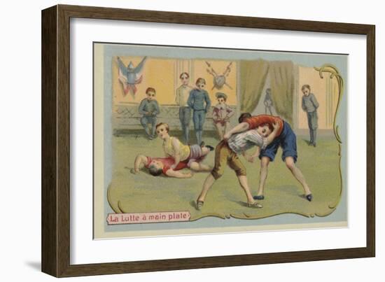 Wrestling-null-Framed Giclee Print