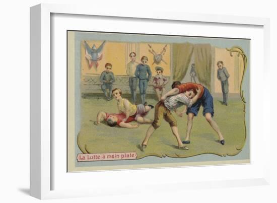 Wrestling-null-Framed Giclee Print