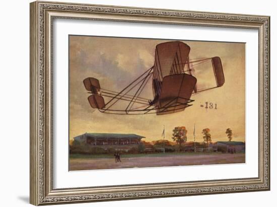 Wright Biplane-null-Framed Giclee Print