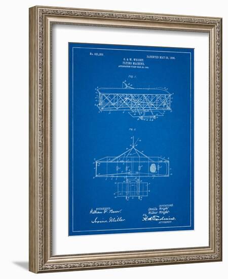 Wright Brother's Aeroplane Patent-Cole Borders-Framed Art Print