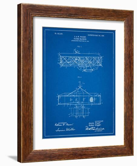 Wright Brother's Aeroplane Patent-Cole Borders-Framed Art Print