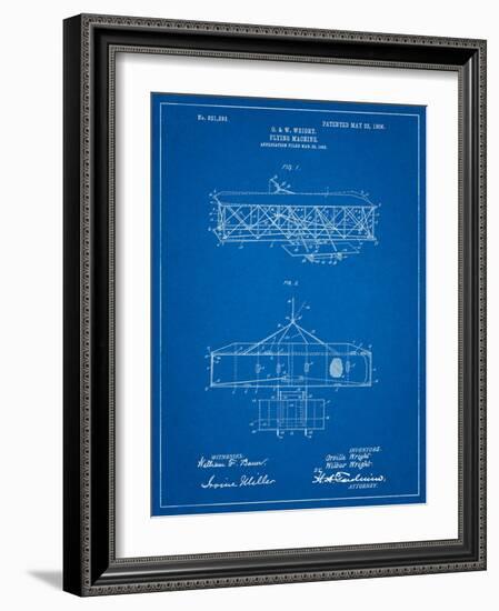 Wright Brother's Aeroplane Patent-Cole Borders-Framed Art Print