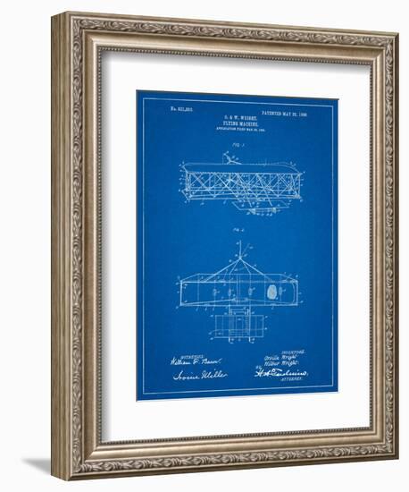 Wright Brother's Aeroplane Patent-Cole Borders-Framed Art Print