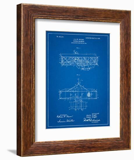 Wright Brother's Aeroplane Patent-Cole Borders-Framed Art Print