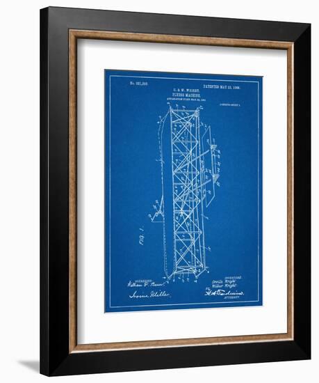 Wright Brother's Flying Machine Patent-null-Framed Art Print