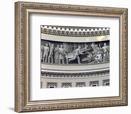 Wright Brothers frieze in U.S. Capitol dome, Washington, D.C.-Carol Highsmith-Framed Art Print