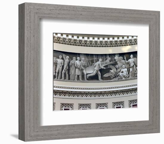 Wright Brothers frieze in U.S. Capitol dome, Washington, D.C.-Carol Highsmith-Framed Art Print