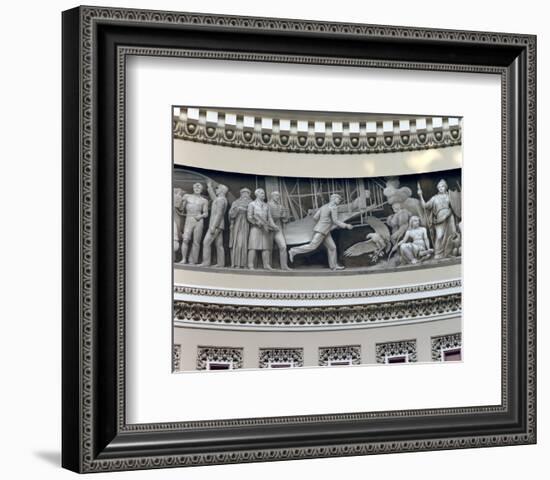 Wright Brothers frieze in U.S. Capitol dome, Washington, D.C.-Carol Highsmith-Framed Art Print