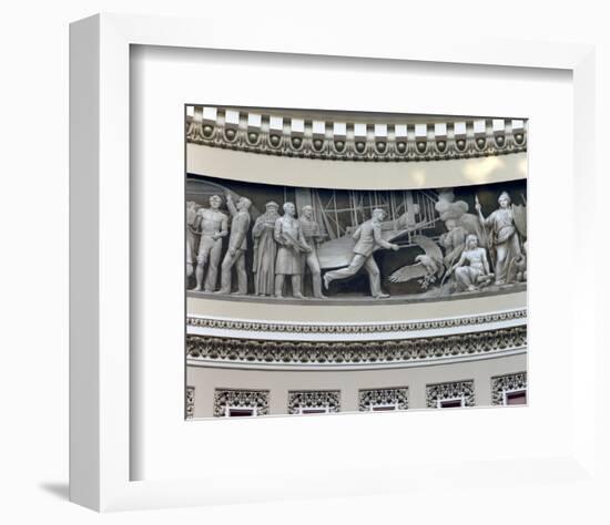 Wright Brothers frieze in U.S. Capitol dome, Washington, D.C.-Carol Highsmith-Framed Art Print