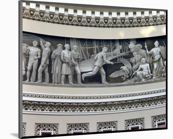 Wright Brothers frieze in U.S. Capitol dome, Washington, D.C.-Carol Highsmith-Mounted Art Print