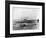 Wright Brothers Wilbur and Orville with 1903 Airplane "Kitty Hawk" on First Flight-null-Framed Premium Photographic Print