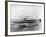 Wright Brothers Wilbur and Orville with 1903 Airplane "Kitty Hawk" on First Flight-null-Framed Premium Photographic Print