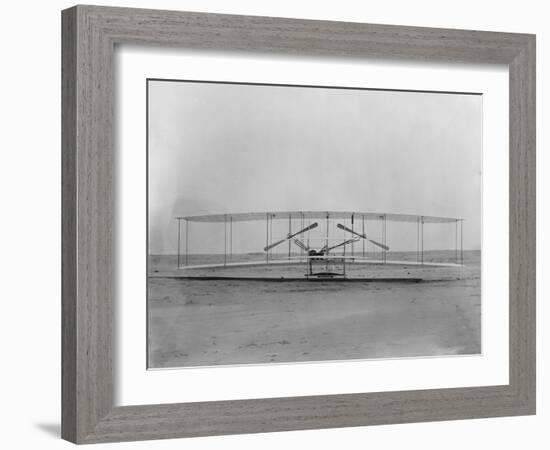 Wright Flyer, December 17th, 1903-Science Source-Framed Giclee Print